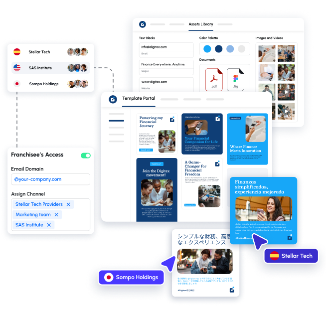 The brand enablement platform built for franchise The brand enablement platform built for franchise